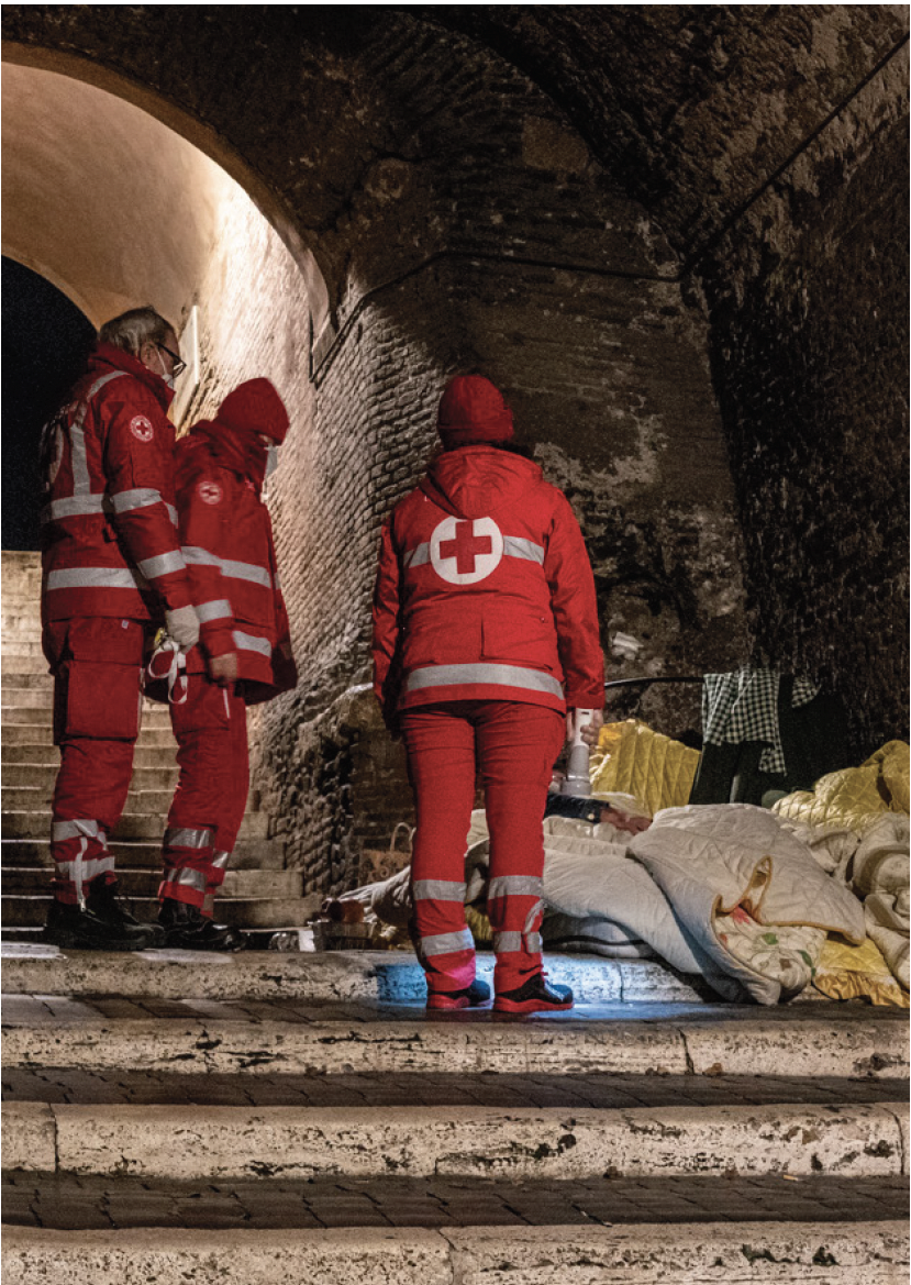 Persone senza dimora croce rossa modalità interventi anthroday eventi roma